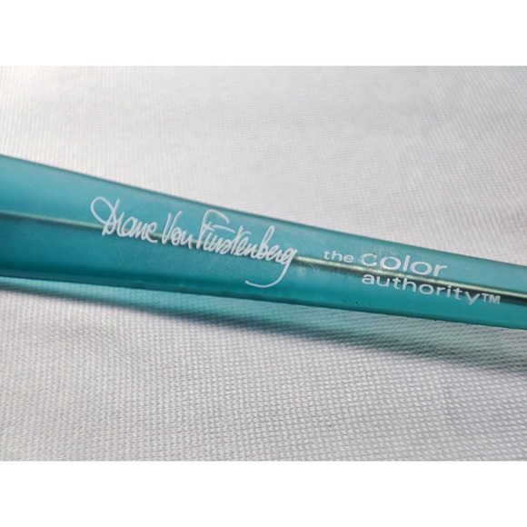 Vintage Diane Von Furstenberg Color Authority Teal Round Sunglasses 51/22/140 main image 10